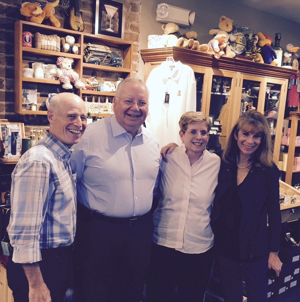 (Left to Right) Stu, Myron and Marci Goldberg, Karen