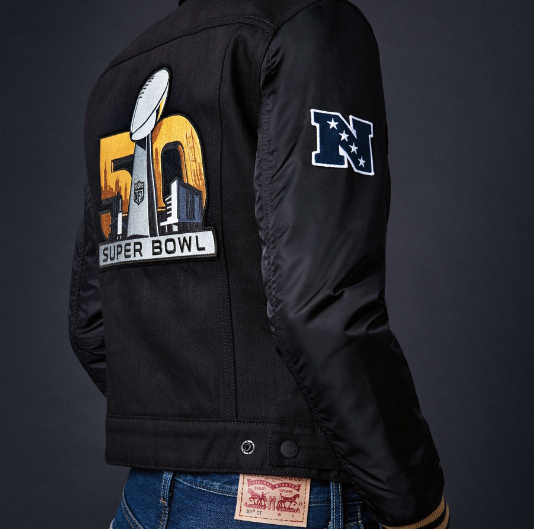 Levi's sales nfl jacket