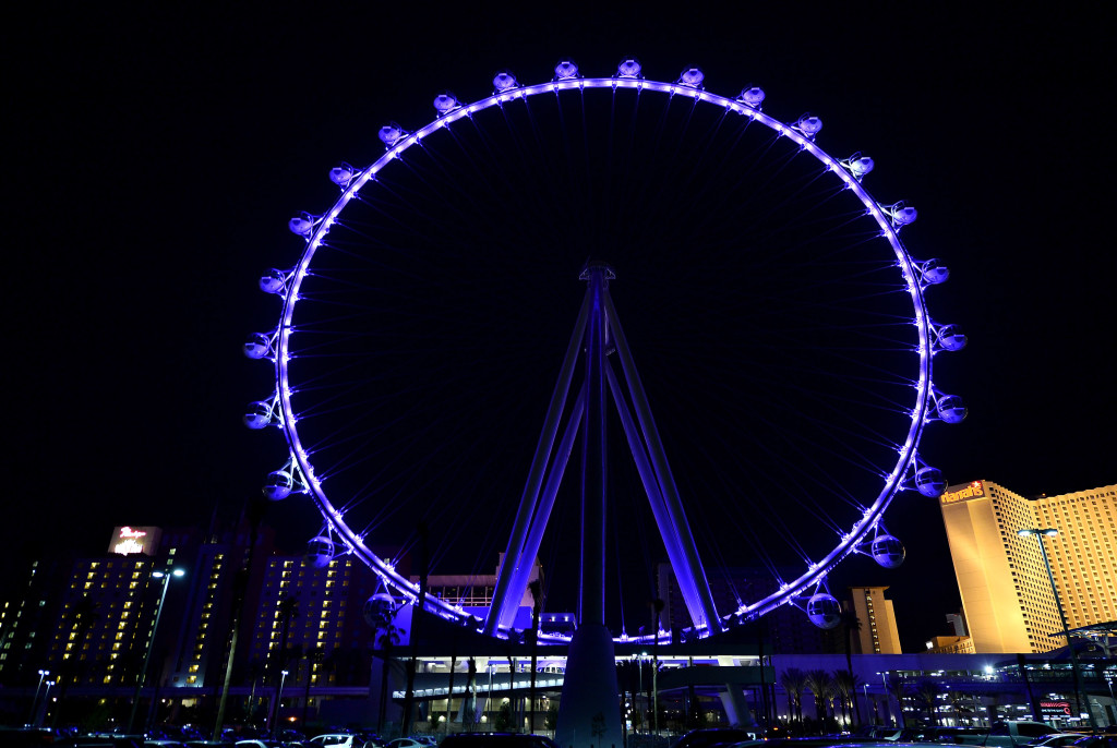 The Las Vegas High Roller Observation Wheel At The LINQ