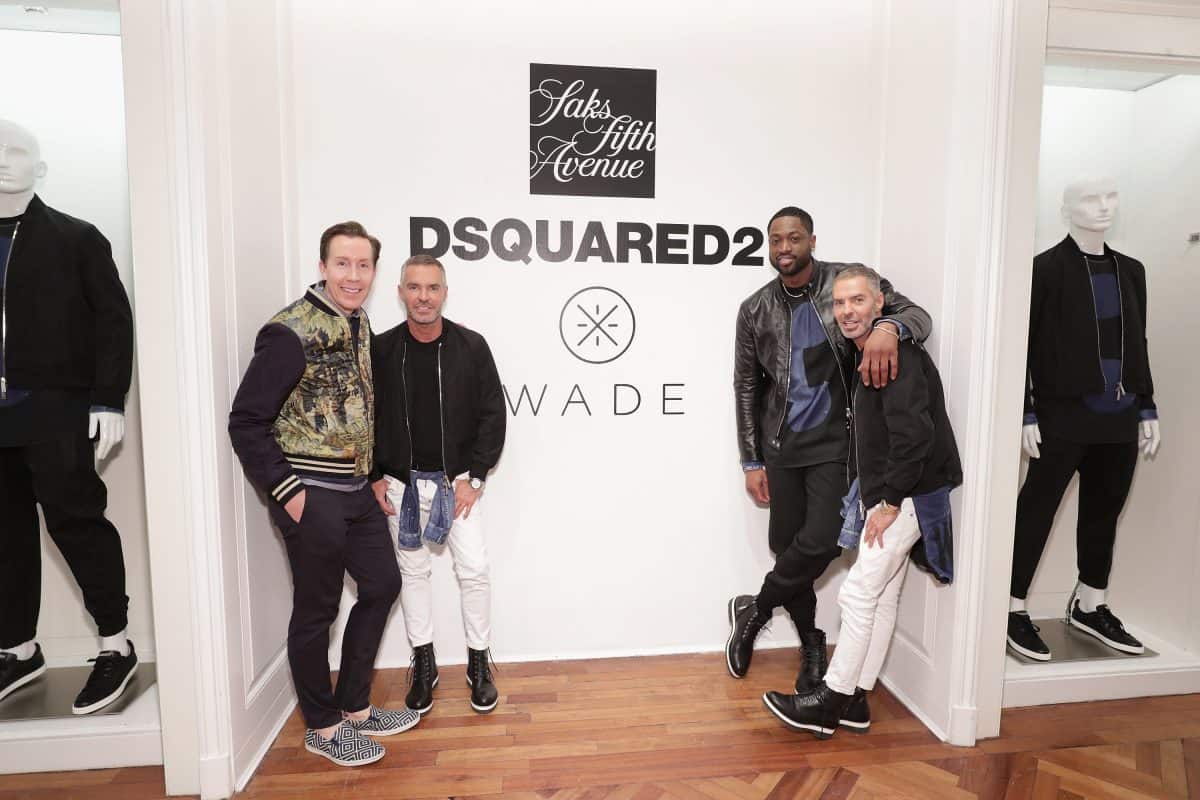 Saks Fifth Avenue Celebrates The Exclusive Launch Of The Dsquared2 x Dwyane Wade Capsule Collection