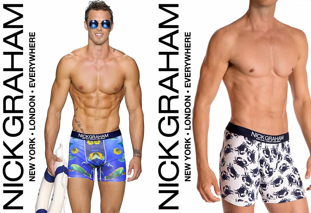 NICK GRAHAM LAUNCHES UNDERWEAR AND LOUNGEWEAR