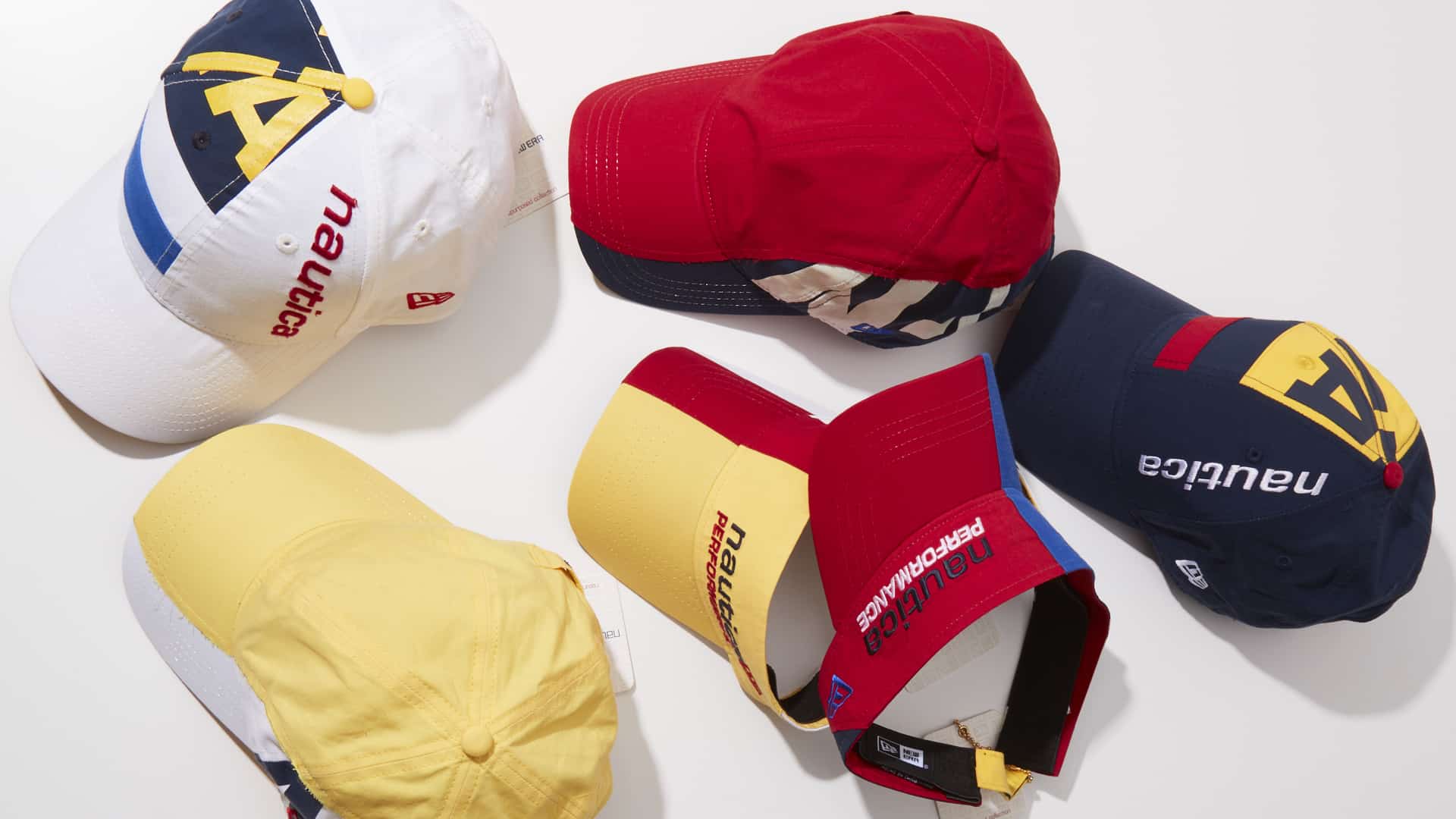 New Era's retro '90s Nautica hats are made from vintage jackets