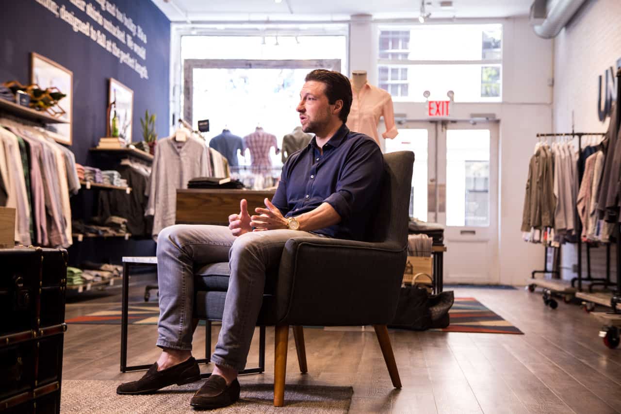 Chris Riccobono of Untuckit