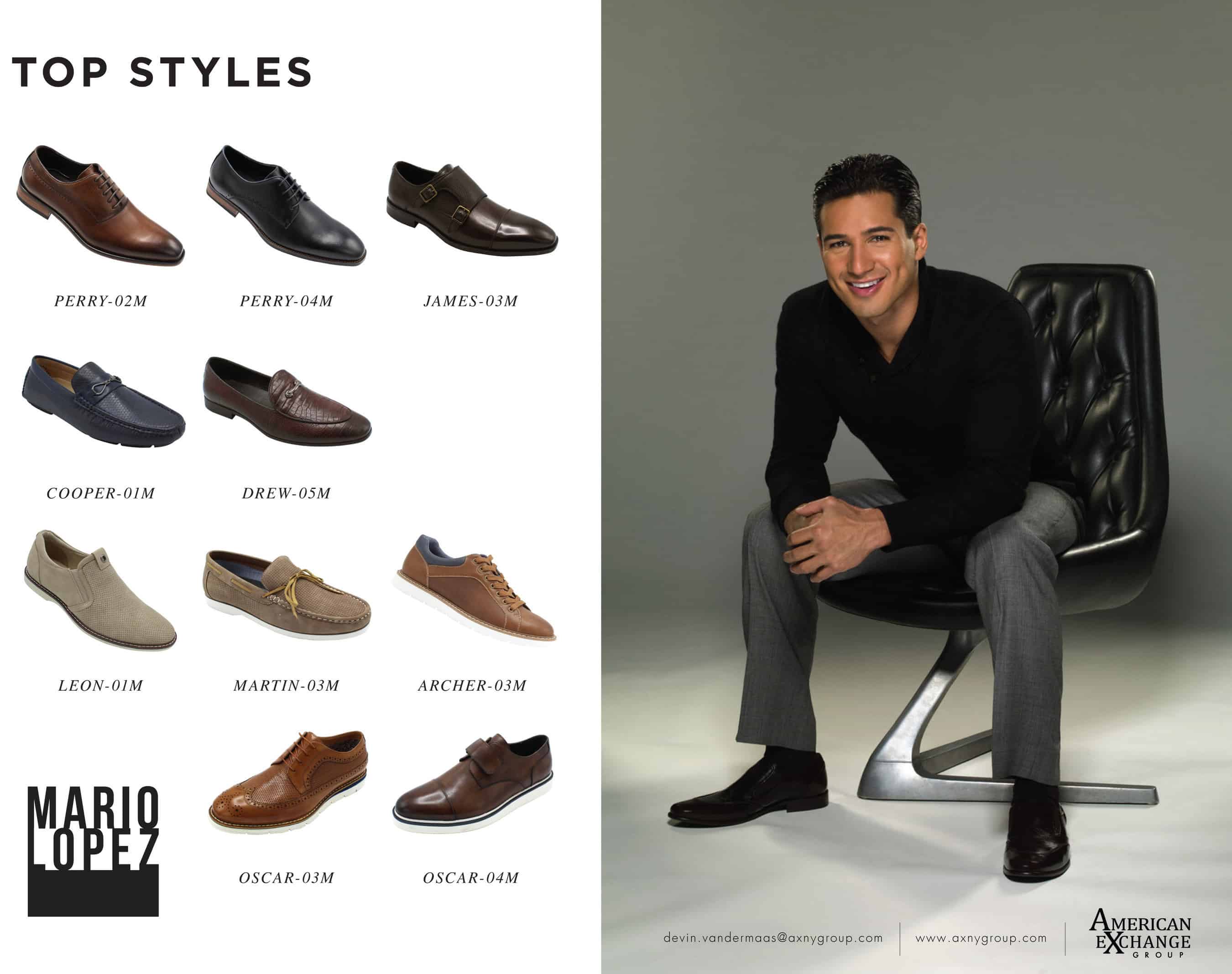 Mario Lopez Footwear Collection Launch