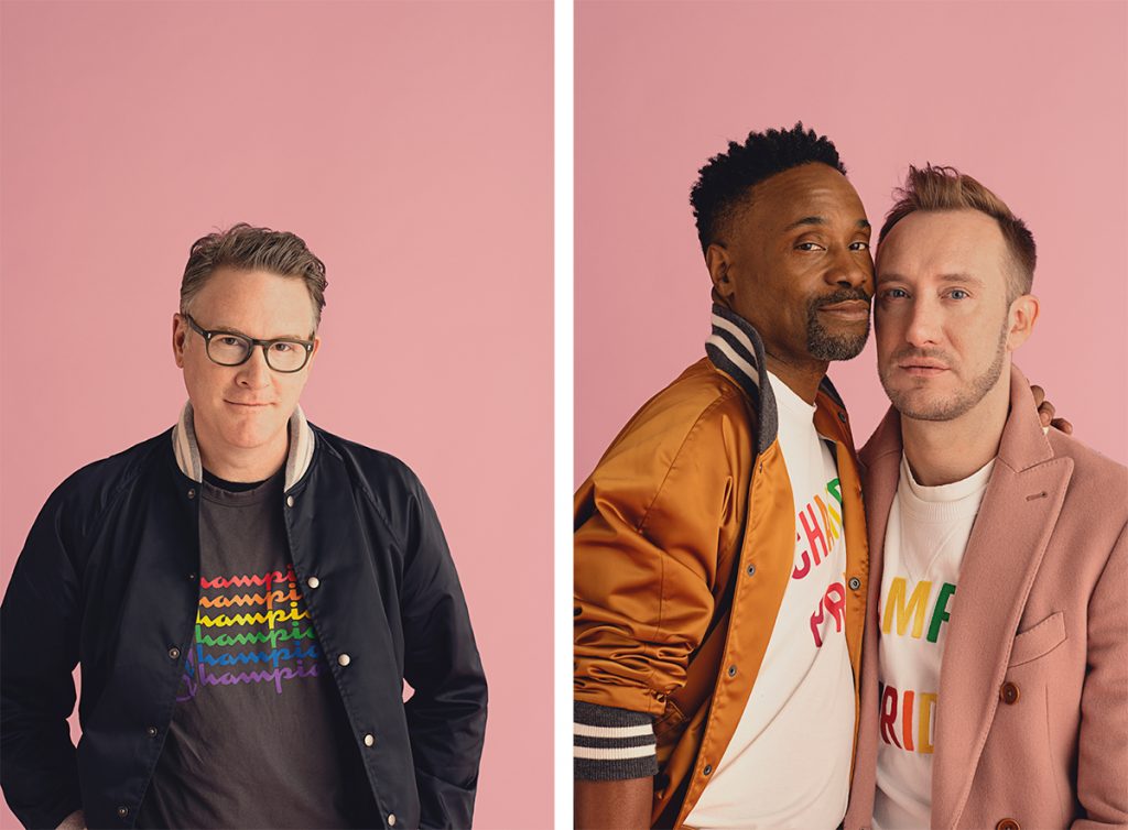 TODD SNYDER AND CHAMPION TEAM ON PRIDE COLLECTION - MR Magazine