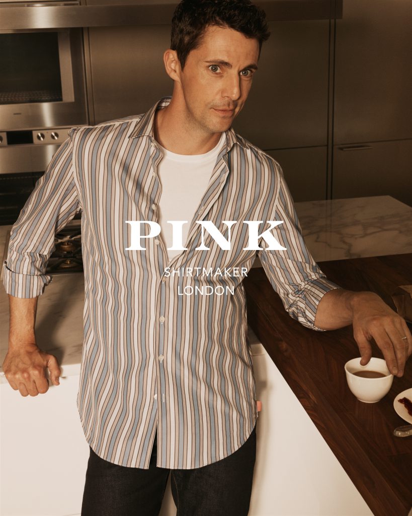 Pink Shirtmaker Taps Matthew Goode as Brand Ambassador – WWD