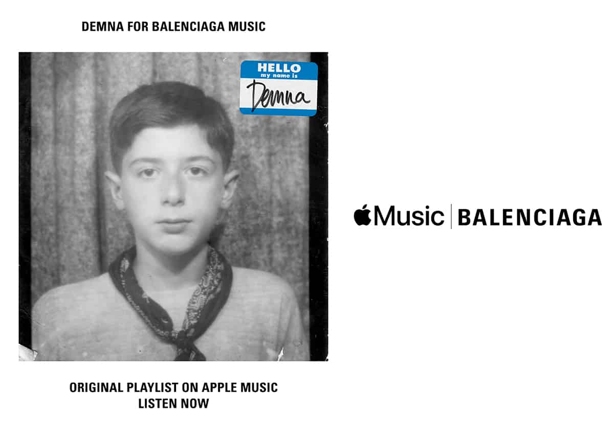 Demna Gvasalia Is Launching Balenciaga's Apple Music Collaboration