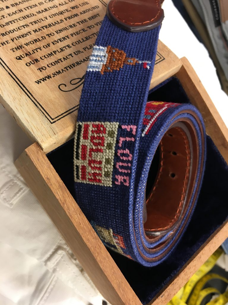 Burma Laced Belt  FirststreetleatherBrighton Belts