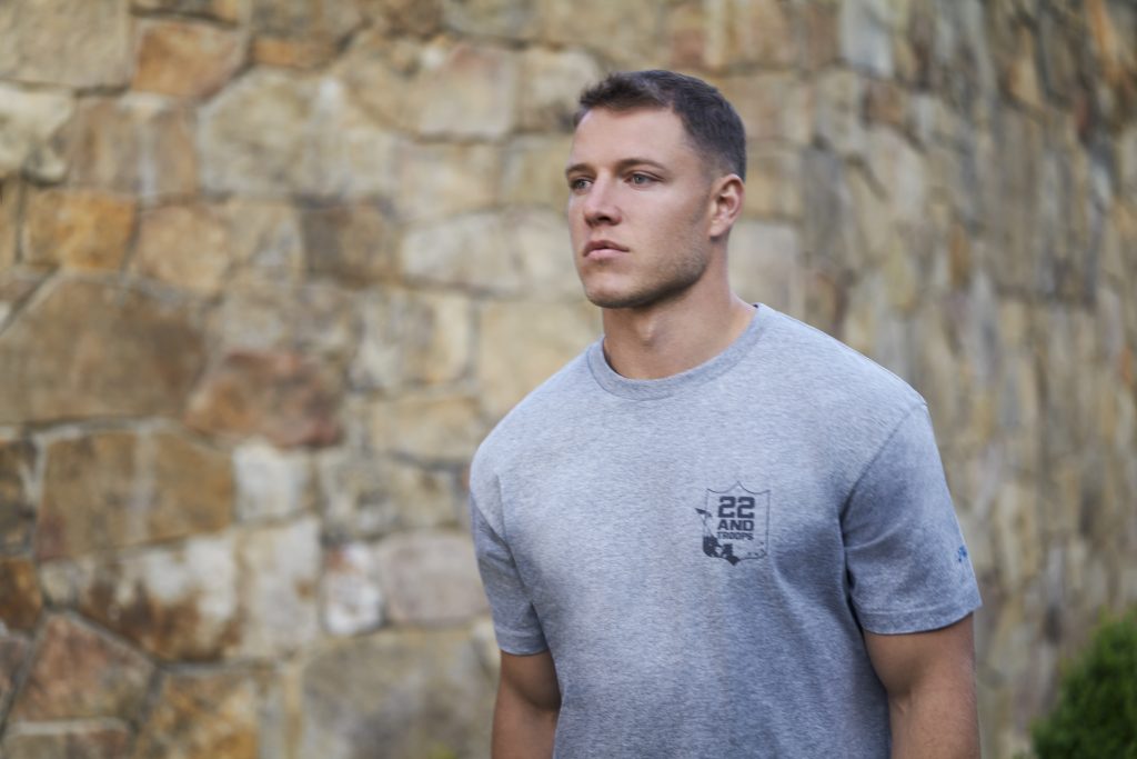 NFL And Carolina Panther's Christian McCaffrey Talks Style For Flag And  Anthem