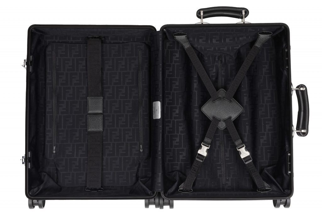 RIMOWA Joins With Fendi For A New Aluminum Cabin Trolley