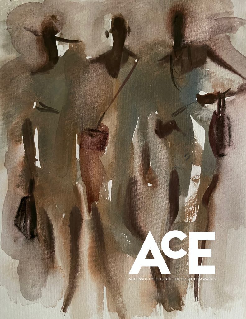 Accessories Council ACE Awards Custom Artwork by Andrea Byrne
