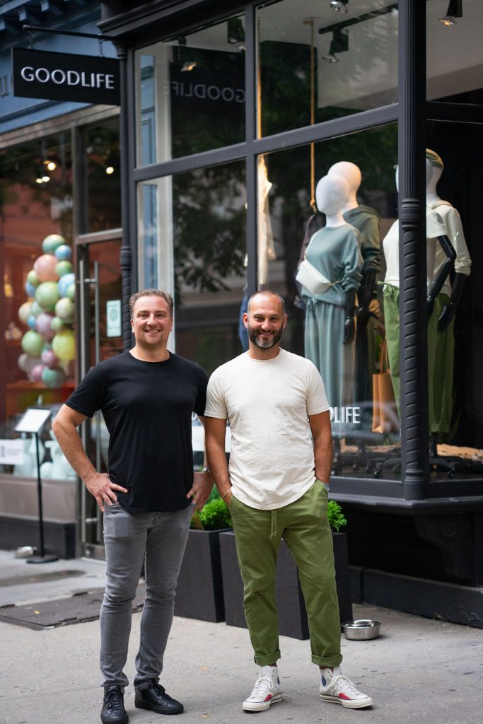 Goodlife Clothing Co-CEO Andrew Codispoti and founder and co-CEO Chris Molnar