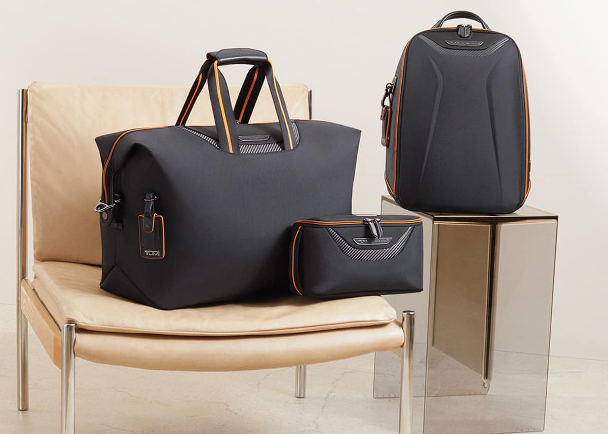 TUMI EXPANDS COLLECTION WITH MCLAREN - MR Magazine