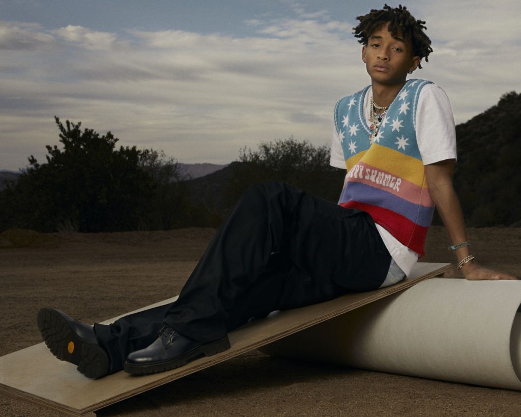 Jaden Smith, son of Will and Jada Pinkett Smith, is a rapper and actor in his own right. 
