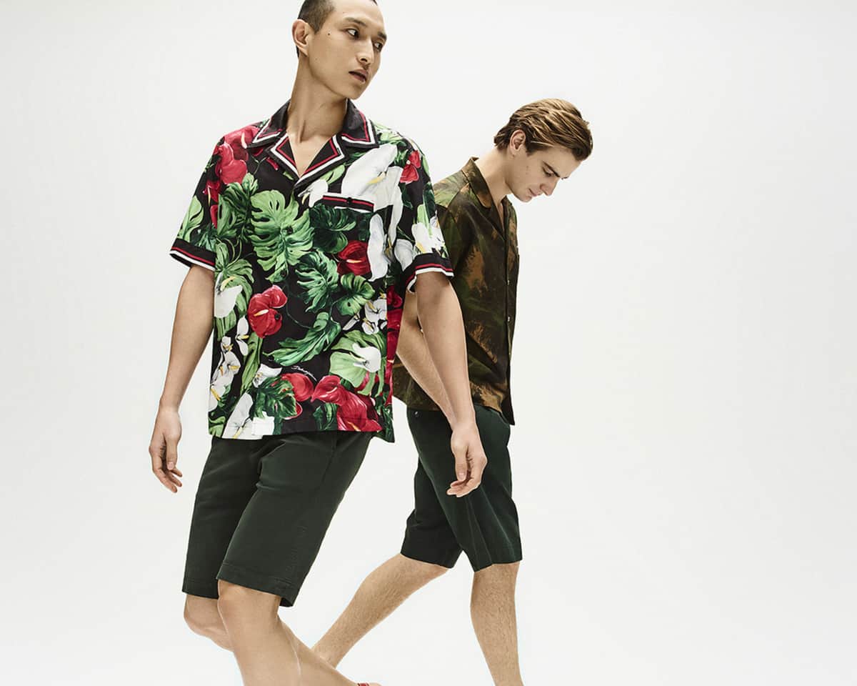 Two styles from the anticipated launch of The Outnet's dedicated menswear pages.