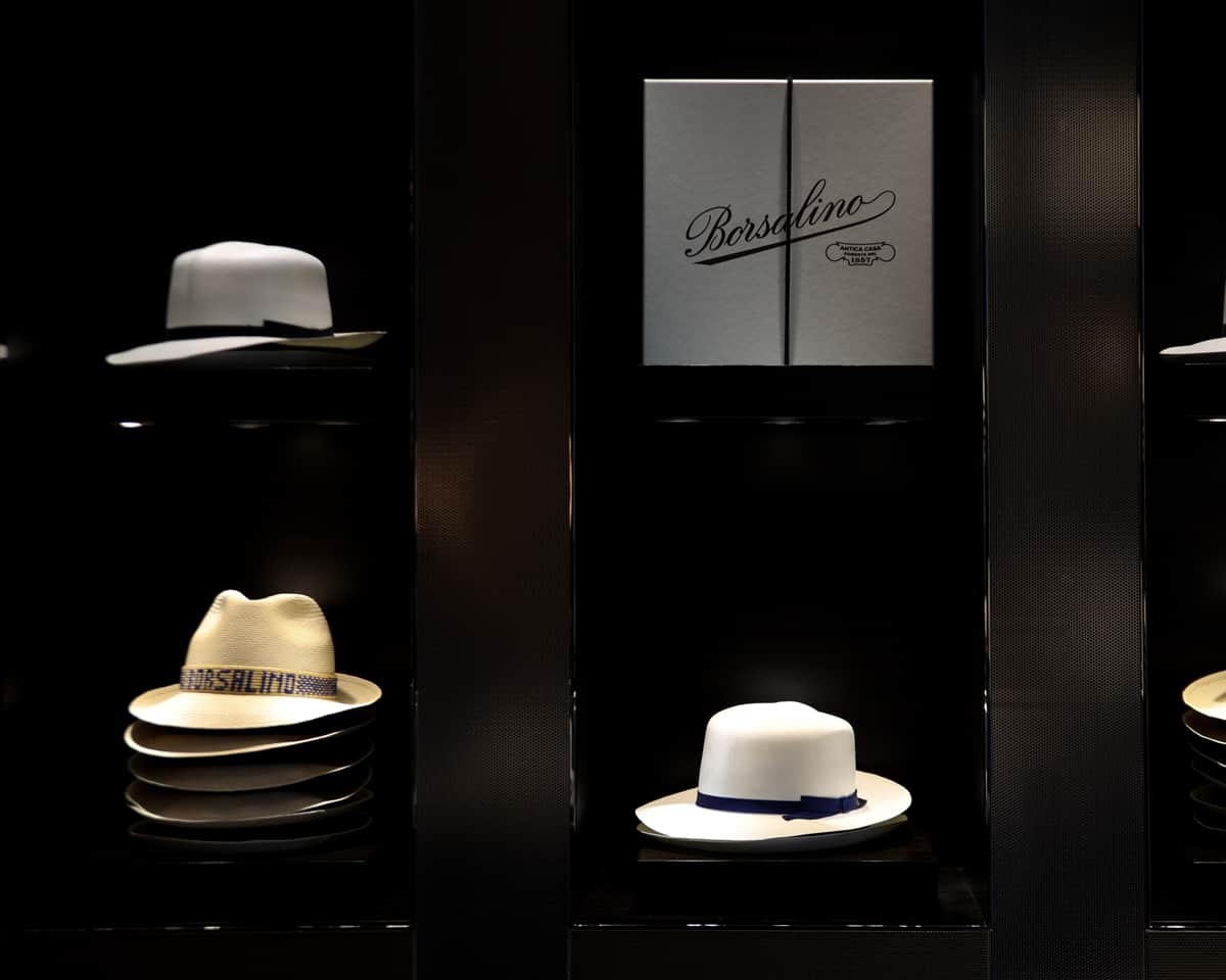 Borsalino has opened its first United States retail location at Bal Harbour Shops.