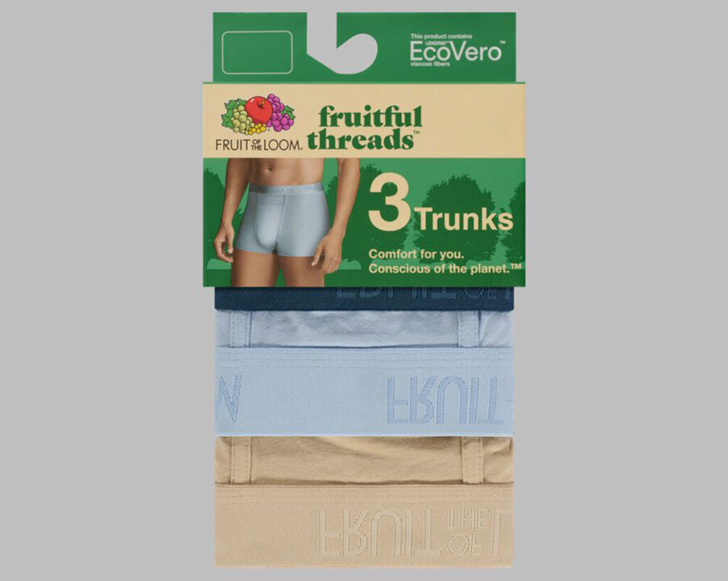 Fruit of the Loom announces launch of Fruitful Threads™ Men's Underwear  Collection using LENZING™ ECOVERO™ fibers