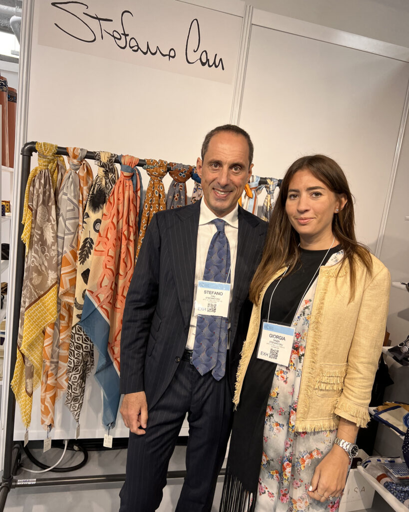 Stefano Cau Como  Bespoke luxury tie, printed silk scarf & shirt