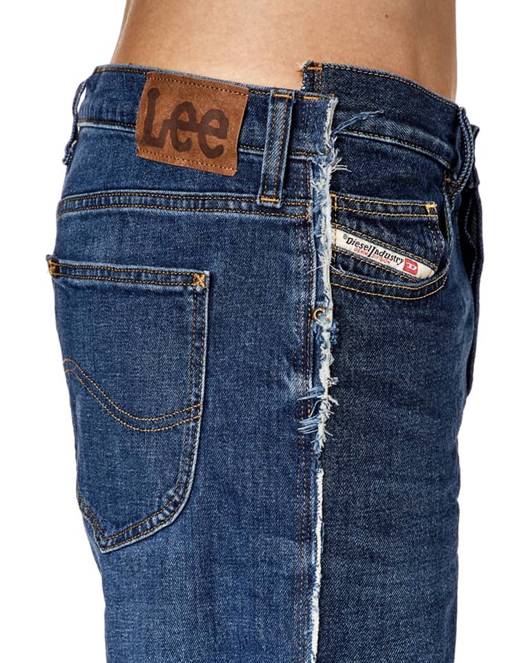 DIESELOVES LEE- TWO ICONIC DENIM BRANDS COLLABORATE ON JEANS CONSTRUCTED  FROM UNSOLD STOCK - MR Magazine