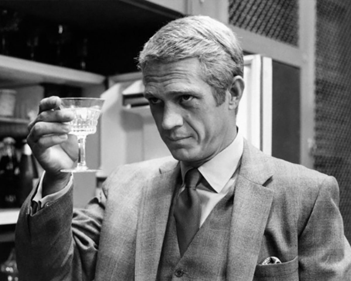 Steve McQueen in, perhaps his best dressed role, as a sophisticated thief in "The Thomas Crown Affair," 1968. 